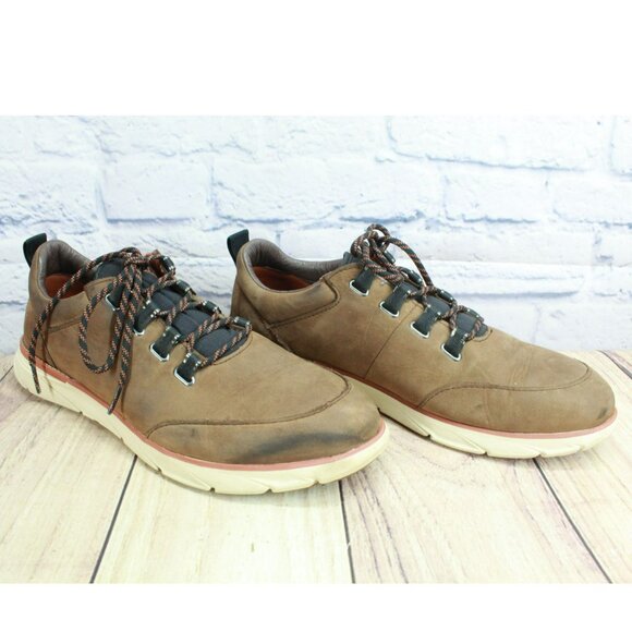 LL Bean Kennebec Brown Leather Anti Odor Casual Oxford Shoes Size 10.5 M - Picture 3 of 9